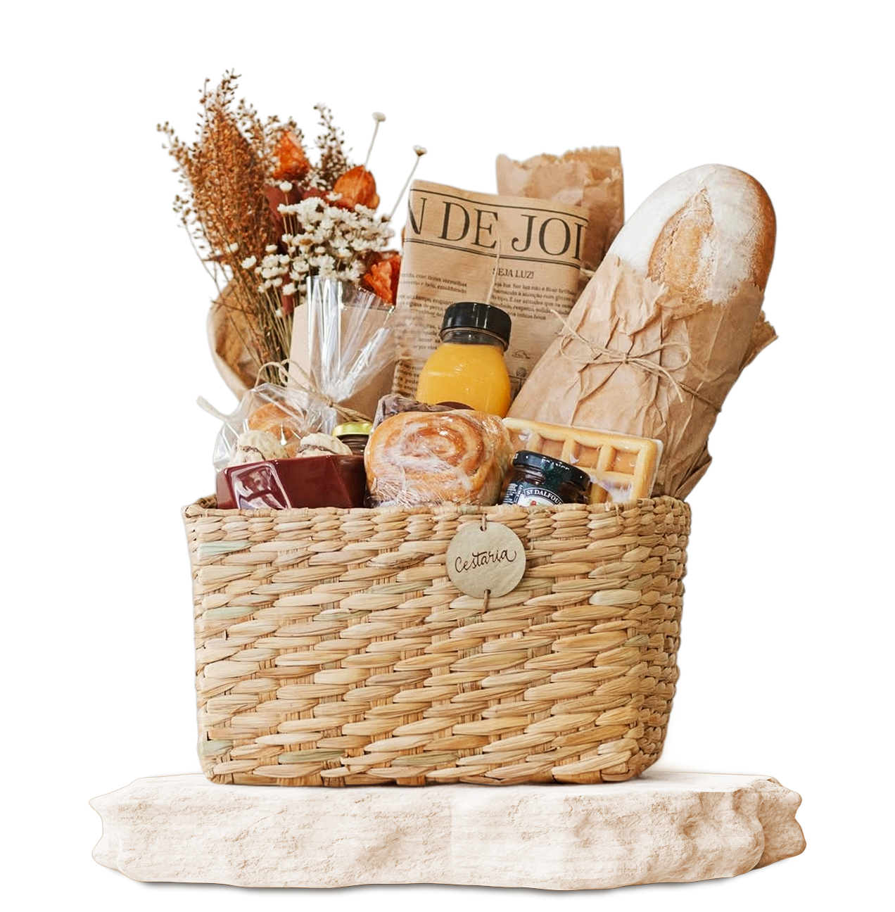 Cesta de café da manhã